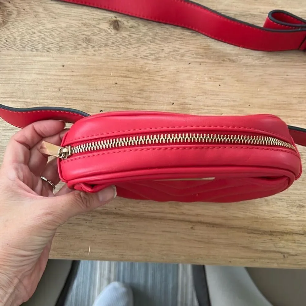 A new day red fanny pack  waist belt waist pack
